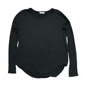 Rag & Bone Hudson Stretch Top Curved Hi-Low Hem Drop Shoulders Women’s Size S